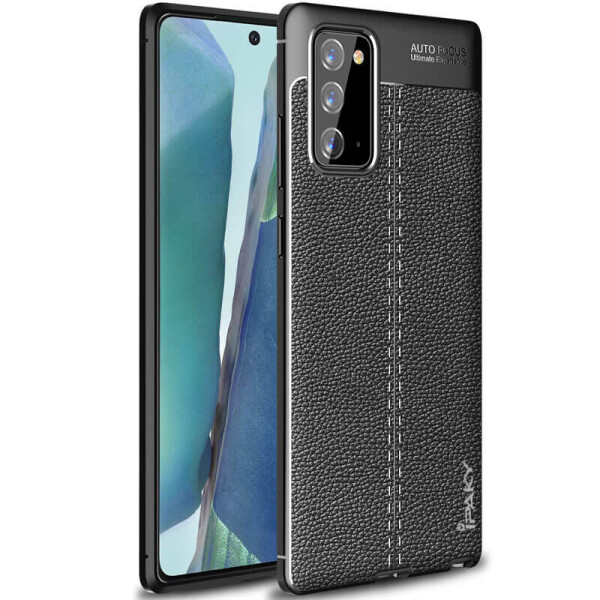 

TPU чехол iPaky Litchi Series для Samsung Galaxy Note 20 Черный