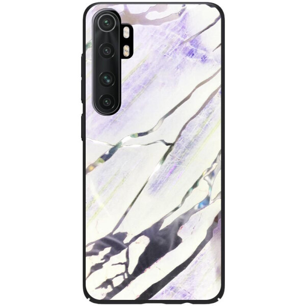 

TPU+PC чехол Marble UV для Xiaomi Mi Note 10 Lite Белый