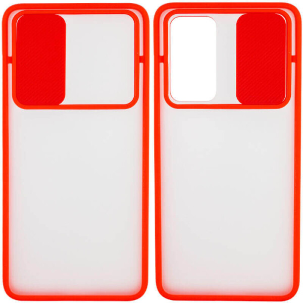 

Чехол Camshield mate TPU со шторкой для камеры для Realme C15 / C12 Красный