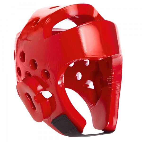 Шлем для тхэквондо PU BO-2018 WTF, р-р L, красный