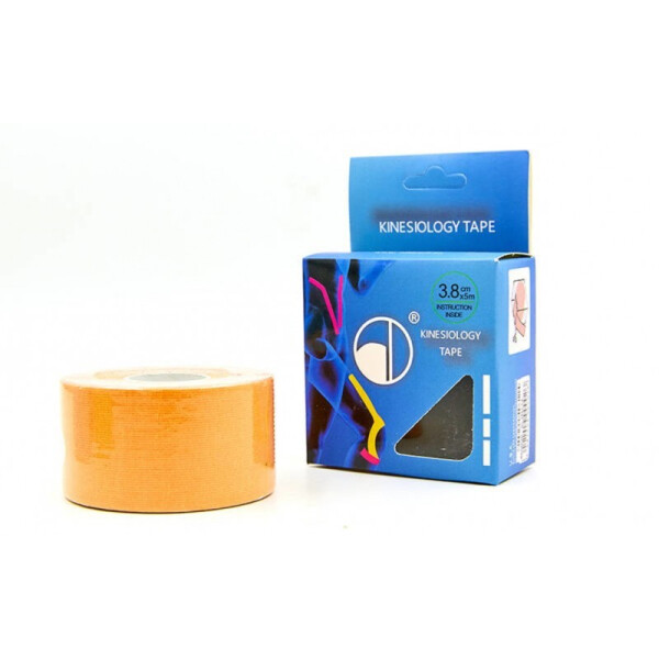 

Кинезио тейп в рулоне 3,8см х 5м (Kinesio tape) эластичный пластырь BC-4863-3,8 Orange