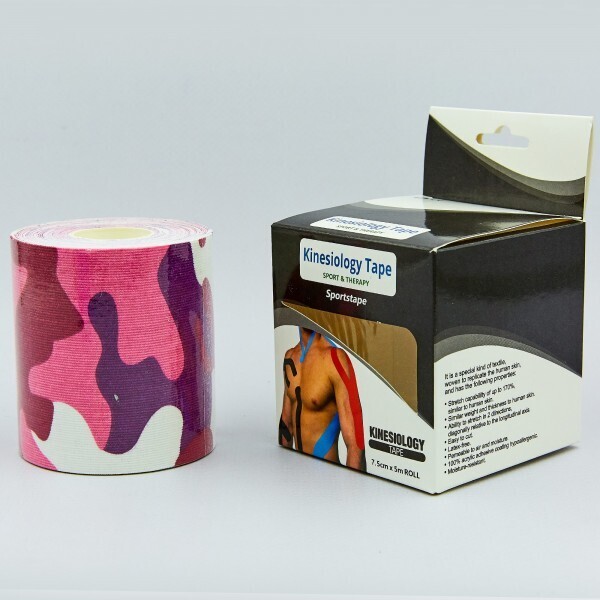 

Кинезио тейп в рулоне 7,5см х 5м (Kinesio tape) эластичный пластырь BC-0842-7_5 Pink