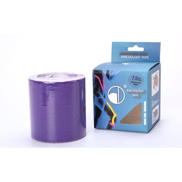 

Кинезио тейп в рулоне 7,5см х 5м (Kinesio tape) эластичный пластырь BC-4863-7,5 Violet