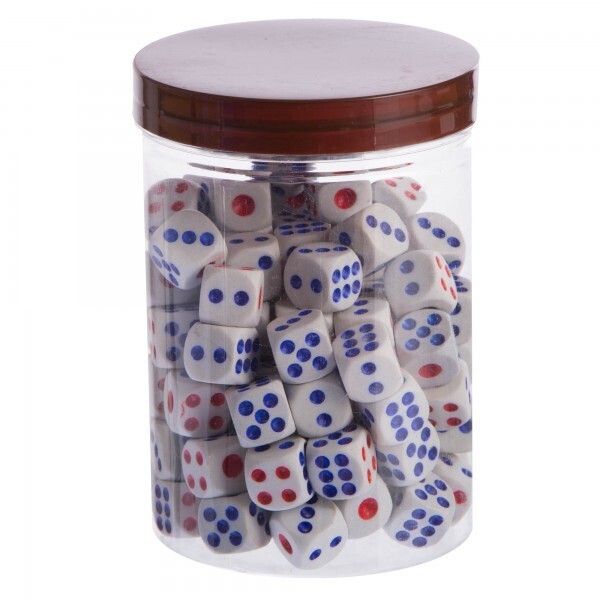 

Кости игральные для игр цветные IG-0378 White