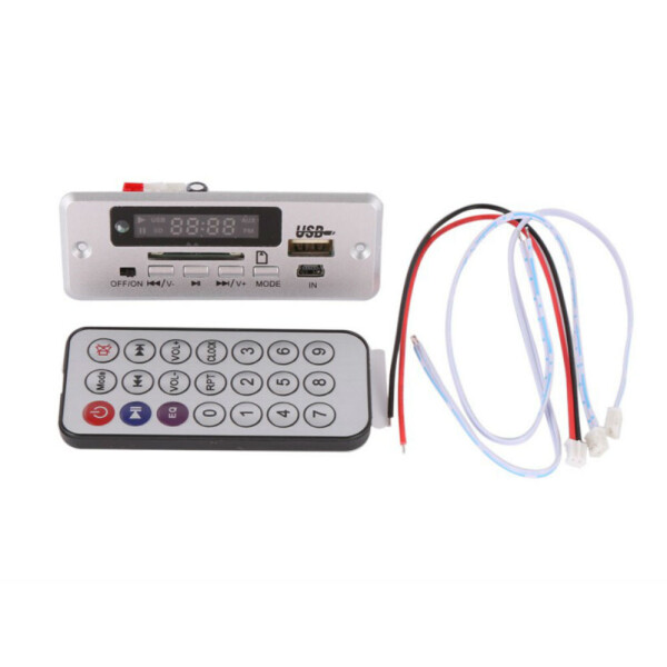 

Миниатюрная автомагнитола Digital MP3 плеер с FM MP3 USB SD Серый (1002-860-00)