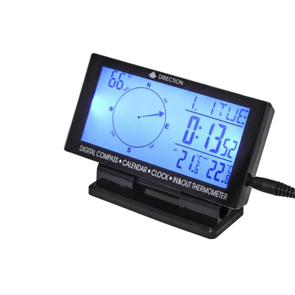 Акція на Автомобильный монитор Timloon 4 в 1 (часы, компас, термометр, календарь) (1003-146-00) від Allo UA