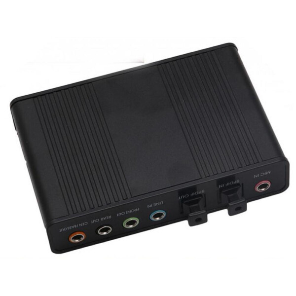 

Внешняя звуковая карта Digital USB 5.1 S/PDIF Черный (0905-020-02)