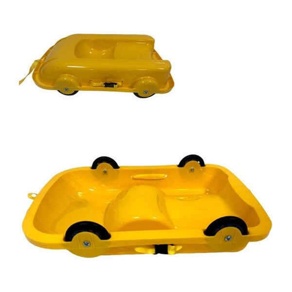 

Санки 2 в 1 Doloni Toys Желтые (bc-fl-1006)