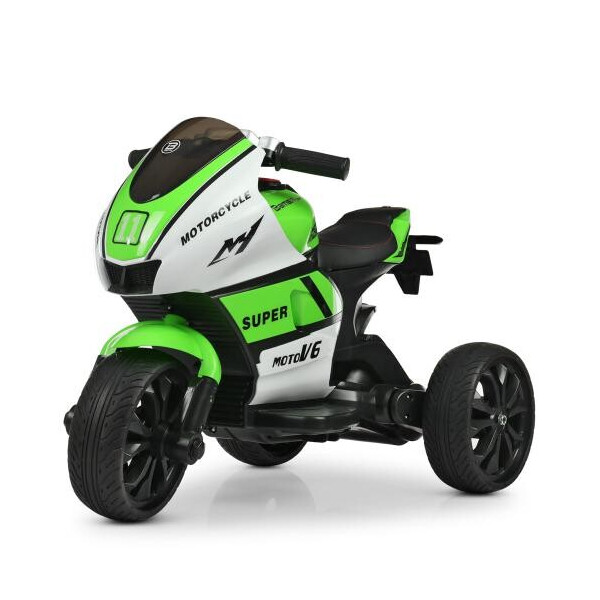 

Мотоцикл Bambi Racer M 4135EL-1-5 Зелено-белый