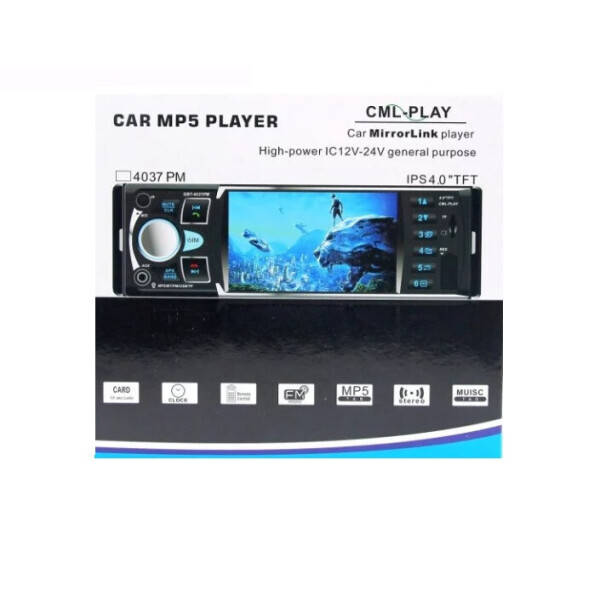

Автомагнитола Car MP5 Plaer GBT 4037 MP5 экран 4"; TFT