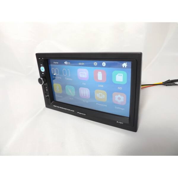 

Автомагнитола MP5 2DIN Pi-7077 USB+BT+SD пульт на руль