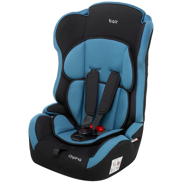 

Автокресло Bair Alpha 1/2/3 (9-36 кг) DA2924 черный - темно-бирюзовый