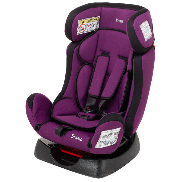 

Автокресло Bair Sigma 0+/1/2 (0-25 кг) DS1824 черный - фиолетовый