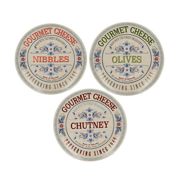 

Набор тарелок для закусок Creative Tops Gourmet Cheese 3 пр 5214467