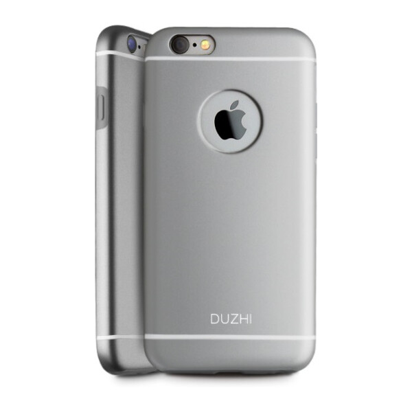 

DUZHI TPU+IML Printing Mobile Phone Case iPhone 6/6s Silver