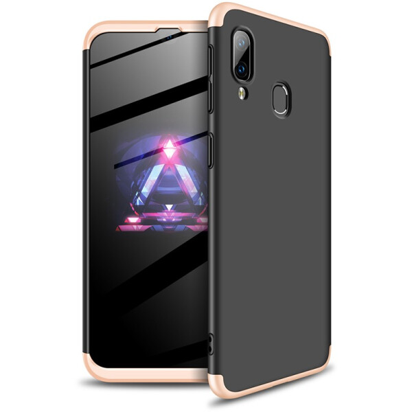 

GKK 3 in 1 Hard PC Case Samsung Galaxy A40 Gold/Black
