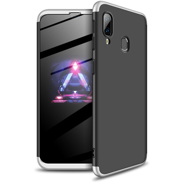 

GKK 3 in 1 Hard PC Case Samsung Galaxy A40 Silver/Black
