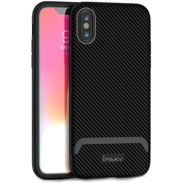 

Ipaky Bumblebee Series/PC Frame With TPU Case Apple iPhone XS Max Gray