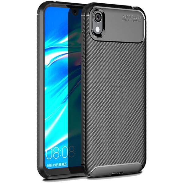 

Чехол Ipaky Carbon Fiber Series/Soft TPU Case Huawei Honor 8S Black