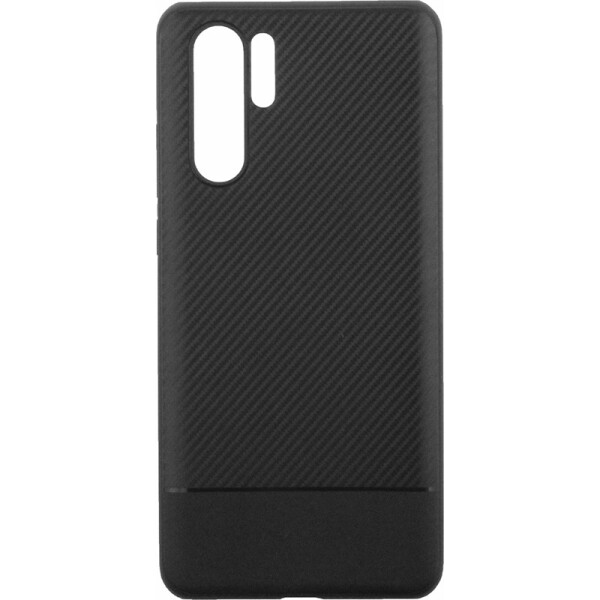 

Ipaky Carbon Fiber Series/TPU Case With Carbon Fiber Huawei P30 Pro Gray
