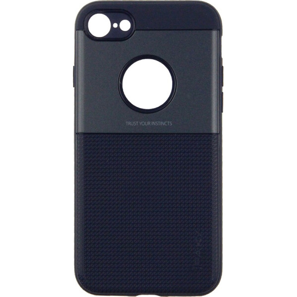 

Ipaky Shield Series/Elegant Grid Design TPU Hybrid Case Apple iPhone 7/8 Blue