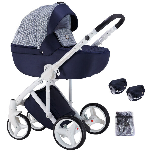 

Коляска 2 в 1 Adamex Luciano jeans Q203