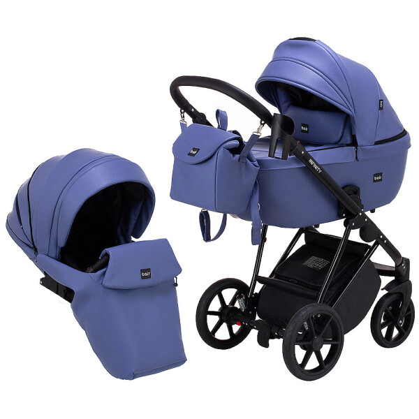 

Коляска 2 в 1 Bair Infinity кожа 100% BI-06 lavender (лаванда)