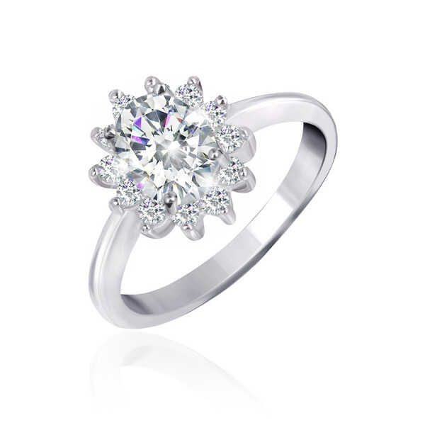 

Серебряное кольцо Сильвекс 925 17,4 (КК2Ф/397-З)