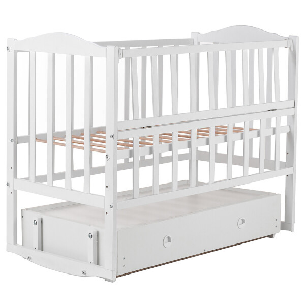 

Кровать Babyroom Зайчонок ZL301 маятник, ящик, откидной бок белая