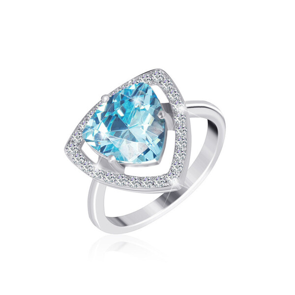 

Серебряное кольцо Сильвекс 925 16 (КК2ФТ/409-16)
