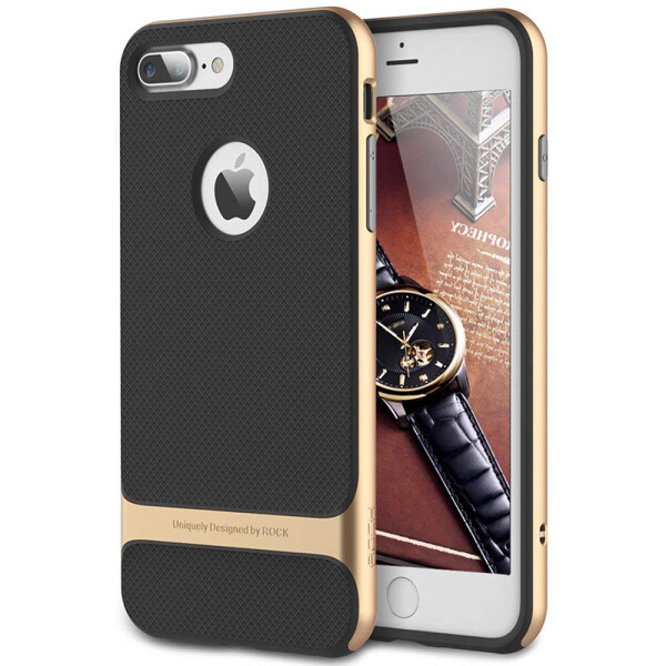 

Rock TPU+PC Case Royce with stand series iPhone 7 Plus Champagne Gold