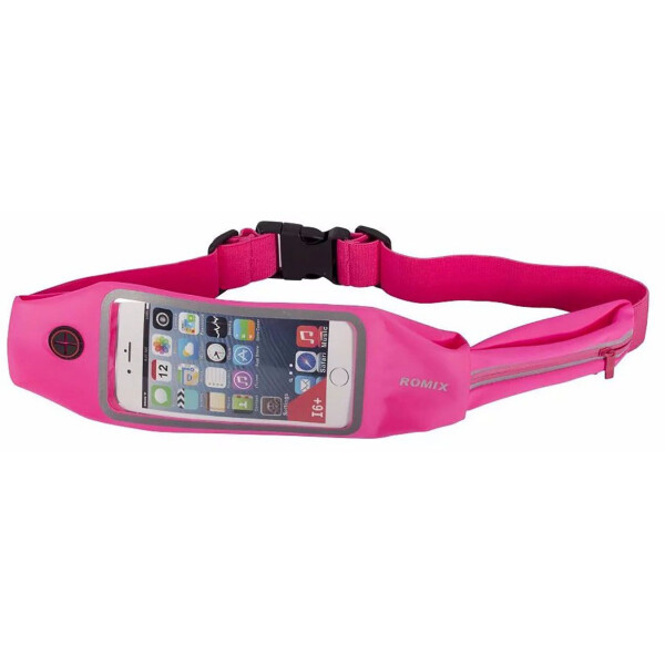 

Romix RH16 Waist bag/Belt with touch screen window max 4.7' Pink
