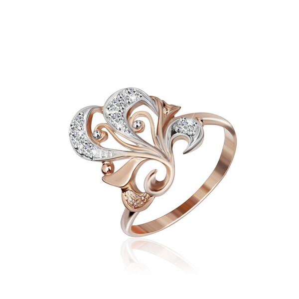 

Серебряное кольцо Сильвекс 925 17,4 (КК3Ф/005-З)