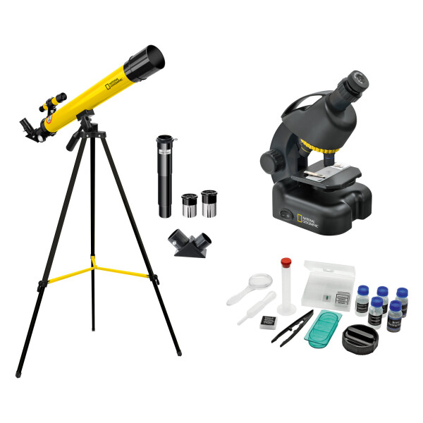 

Микроскоп National Geographic Junior 40x-640x + Телескоп 50/600