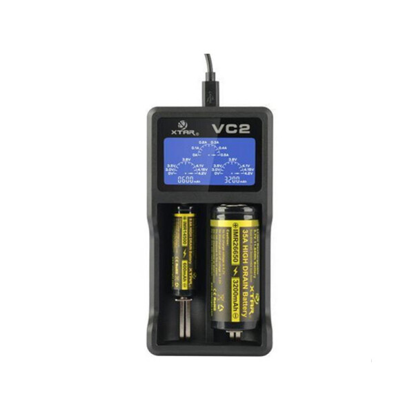 

Зарядное устройство XTAR VC2 для Li-Ion аккумуляторов с LCD-дисплеем (1001-237-00)