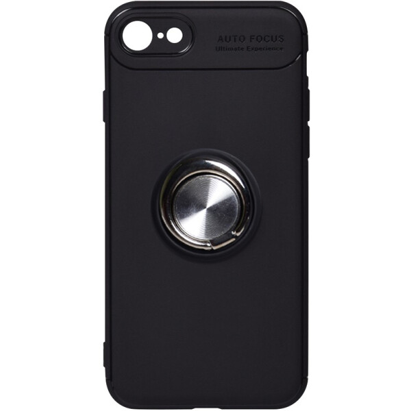 

TOTO Car Magnetic Ring TPU Case Apple iPhone 7/8 Black/Silver