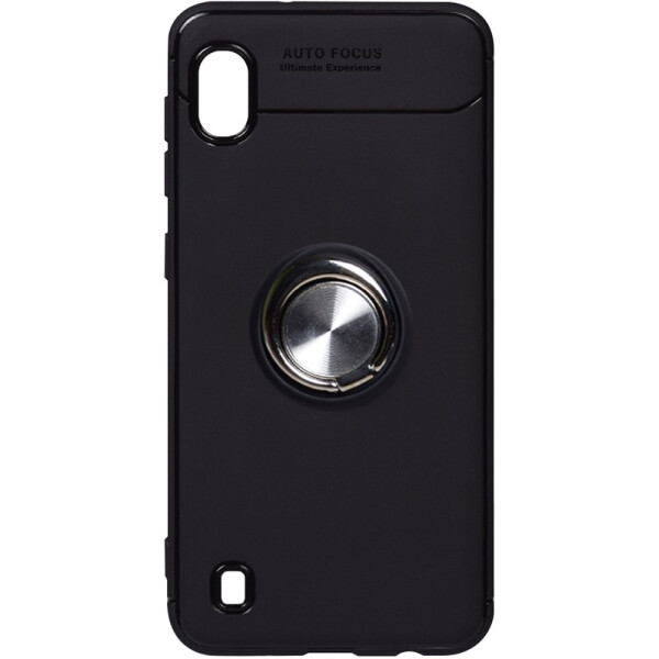 

TOTO Car Magnetic Ring TPU Case Samsung Galaxy A10 Black/Silver