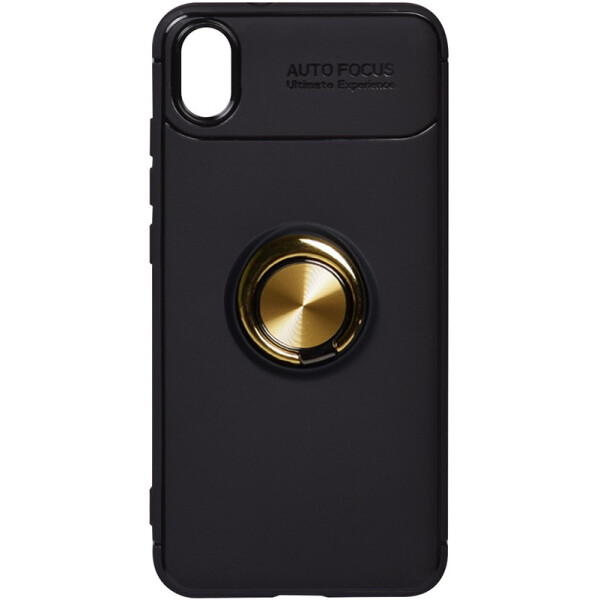

TOTO Car Magnetic Ring TPU Case Xiaomi Redmi 7A Black/Gold