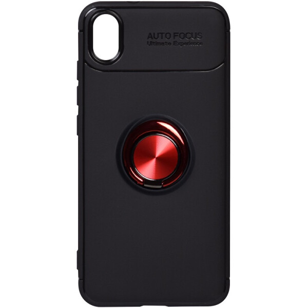 

TOTO Car Magnetic Ring TPU Case Xiaomi Redmi 7A Black/Red