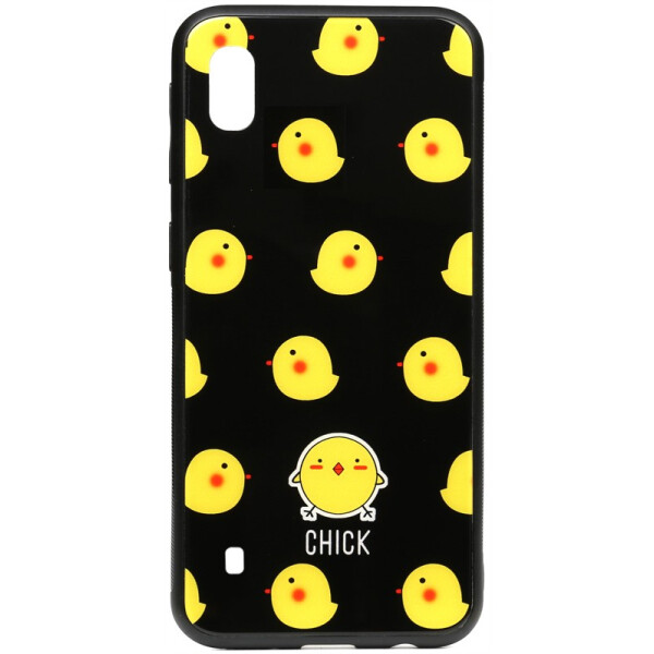

TOTO Cartoon Print Glass Case Samsung Galaxy A10 Chick