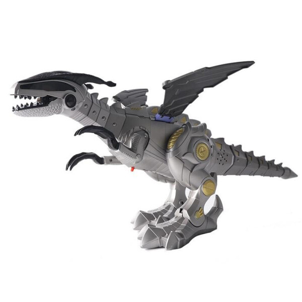 

Игрушка BauTech Динозавр Dinosaur Ходит Дышит дымом Серый (1006-616-01)