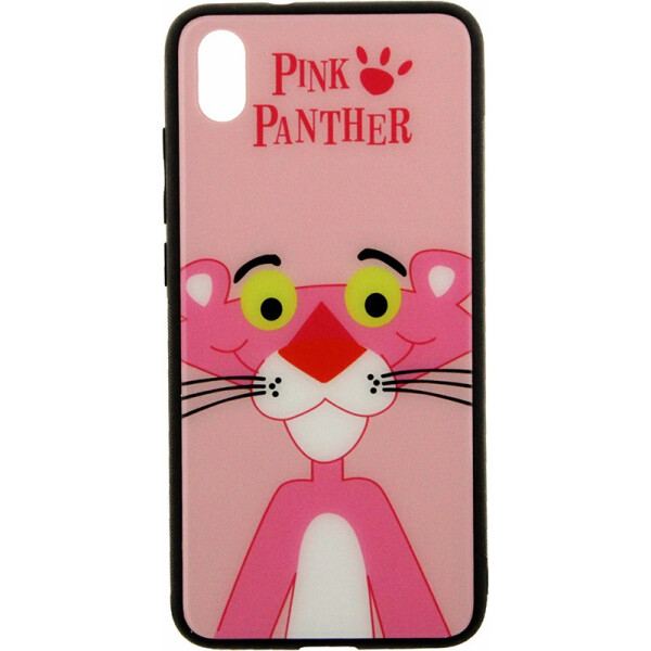 

Чехол TOTO Cartoon Print Glass Case Xiaomi Redmi 7A Pink Panther