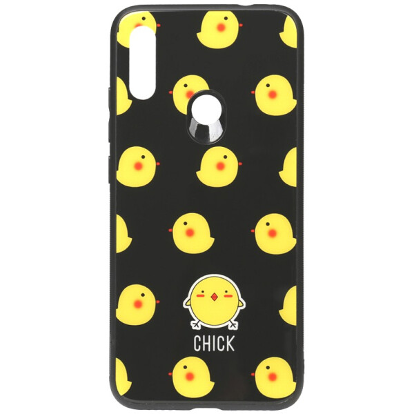 

TOTO Cartoon Print Glass Case Xiaomi Redmi Note 7 Chick