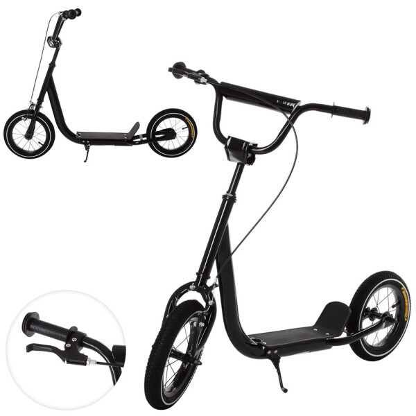 

Cамокат iTrike SR 2-046-B, надувные колеса 12 д., черный