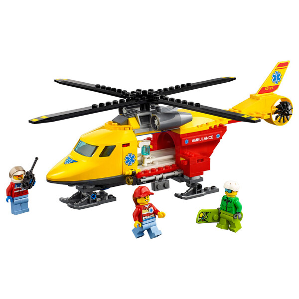 

Конструктор Legoe Compatible City 60179 Вертолет скорой помощи 212 шт. (1005-425-00)