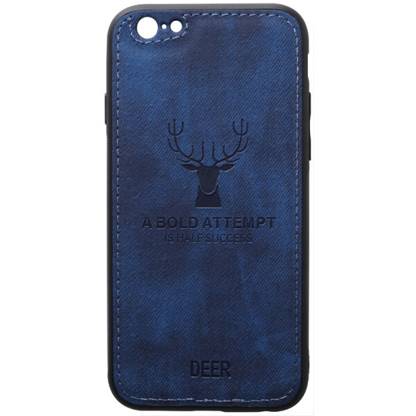 

TOTO Deer Shell With Leather Effect Case Apple iPhone 6 Plus/6s Plus Dark Blue