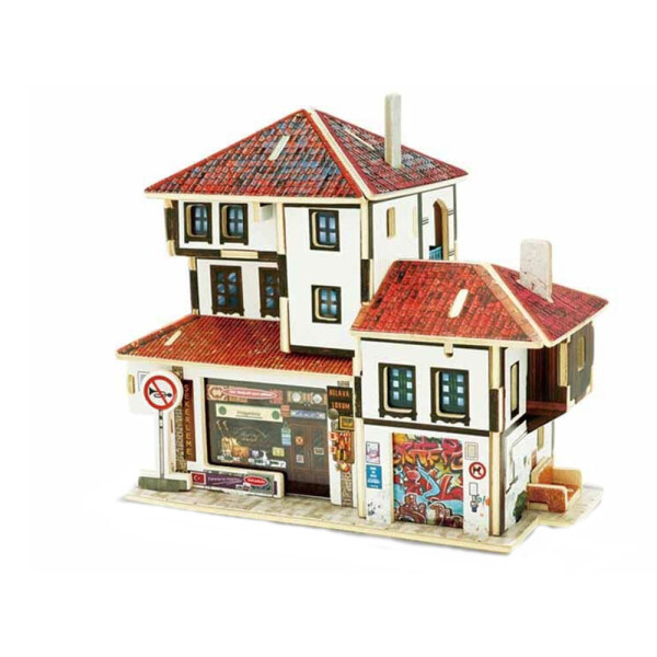 

Кукольный домик Diy 3D пазл Diy Деревянный Маркет (1006-379-09)