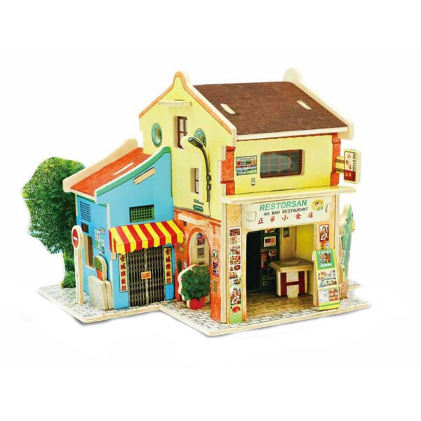 

Кукольный домик Diy 3D пазл Деревянный Домик (1006-379-08)