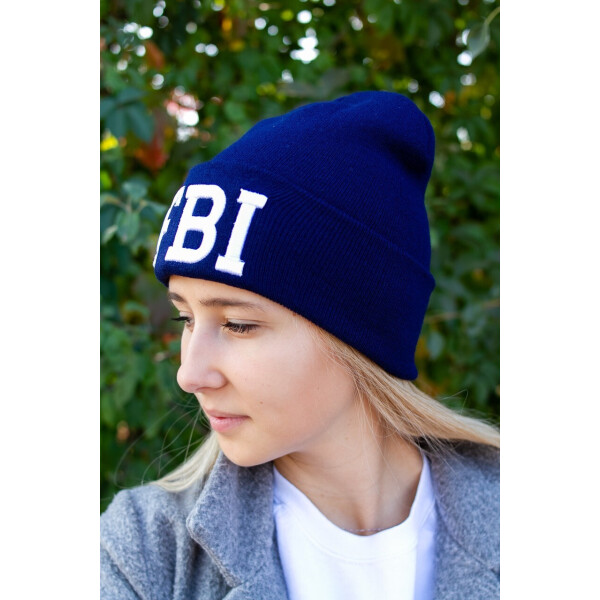 

Шапка зимняя BGL FBI Синяя (1403)