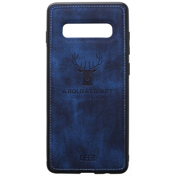 

TOTO Deer Shell With Leather Effect Case Samsung Galaxy S10+ Dark Blue